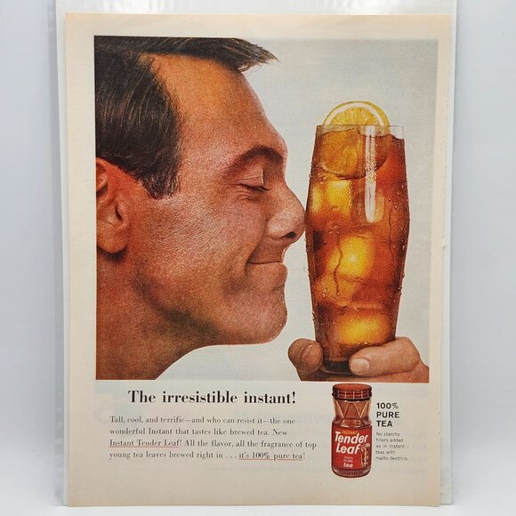 Vintage AC Spark Plugs Tender Leaf Tea LIFE Magazine Print Ads 1965 Chevy Impala - Picture 2 of 2